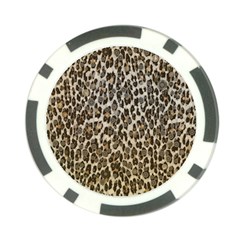 Chocolate Leopard  Poker Chip by OCDesignss