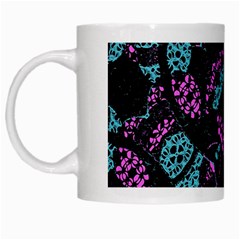 Ornate Dark Pattern  White Coffee Mug by dflcprints