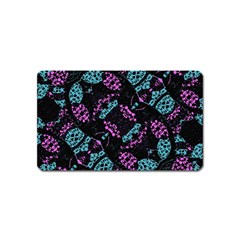 Ornate Dark Pattern  Magnet (name Card) by dflcprints