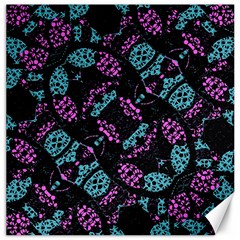 Ornate Dark Pattern  Canvas 12  X 12  (unframed) by dflcprints