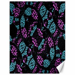 Ornate Dark Pattern  Canvas 12  X 16  (unframed) by dflcprints