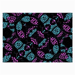 Ornate Dark Pattern  Glasses Cloth (large, Two Sided) by dflcprints