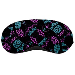 Ornate Dark Pattern  Sleeping Mask by dflcprints