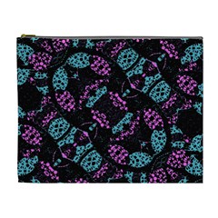 Ornate Dark Pattern  Cosmetic Bag (xl) by dflcprints