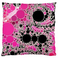 Pink Cotton Kandy  Large Cushion Case (two Sided)  by OCDesignss