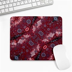 Burgundy Blues Large Mouse Pad (rectangle) by OCDesignss