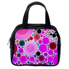 Bubble Gum Polkadot  Classic Handbag (one Side) by OCDesignss