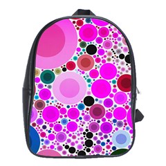 Bubble Gum Polkadot  School Bag (xl)