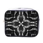 Black Onyx  Mini Travel Toiletry Bag (One Side) Front