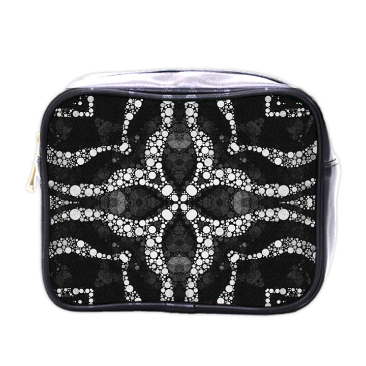 Black Onyx  Mini Travel Toiletry Bag (One Side)