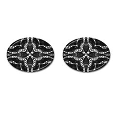 Black Onyx  Cufflinks (oval) by OCDesignss