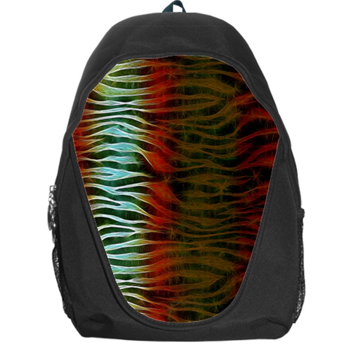 Earthy Zebra Backpack Bag