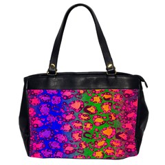 Rainbow Cheetah Oversize Office Handbag (two Sides) by OCDesignss