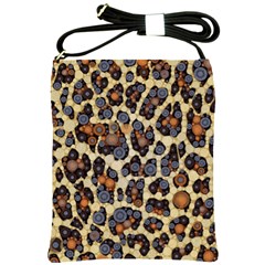 Cheetah Abstract Shoulder Sling Bag by OCDesignss