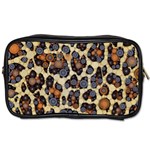 Cheetah Abstract Travel Toiletry Bag (Two Sides) Front