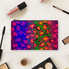 Florescent Cheetah Cosmetic Bag (medium) by OCDesignss