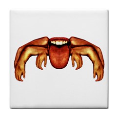 Alien Spider Ceramic Tile by dflcprints