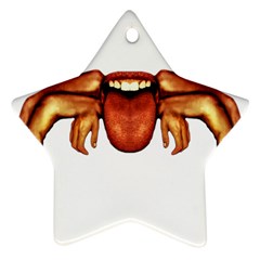 Alien Spider Star Ornament (two Sides) by dflcprints