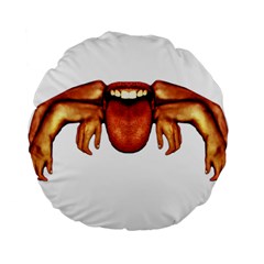 Alien Spider 15  Premium Round Cushion  by dflcprints