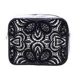 Twisted Zebra  Mini Travel Toiletry Bag (One Side) Front