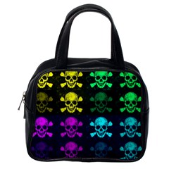 Rainbow Skulls Classic Handbag (one Side) by OCDesignss