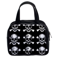 Skull Bling Classic Handbag (two Sides) by OCDesignss