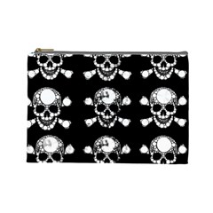 Skull Bling Cosmetic Bag (large) by OCDesignss