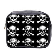 Skull Bling Mini Travel Toiletry Bag (two Sides) by OCDesignss