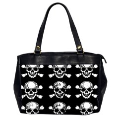 Skull Bling Oversize Office Handbag (two Sides) by OCDesignss