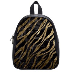 Gold Zebra  School Bag (small) by OCDesignss