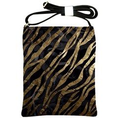 Gold Zebra  Shoulder Sling Bag by OCDesignss