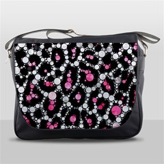 Pink Cheetah Bling Messenger Bag by OCDesignss