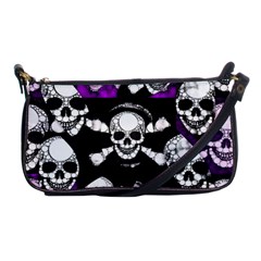 Purple Haze Skull And Crossbones  Evening Bag by OCDesignss