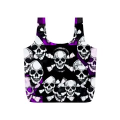 Purple Haze Skull And Crossbones  Reusable Bag (s) by OCDesignss