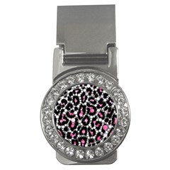 Pink Cheetah Bling Money Clip (cz) by OCDesignss