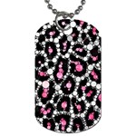 Pink Cheetah Bling Dog Tag (Two-sided)  Front