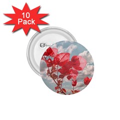 Flowers In The Sky 1 75  Button (10 Pack) by dflcprints