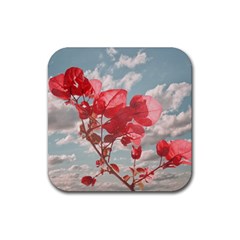 Flowers In The Sky Drink Coaster (square) by dflcprints