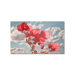 Flowers In The Sky Sticker (rectangle) by dflcprints