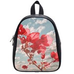 Flowers In The Sky School Bag (Small) Front