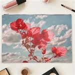 Flowers In The Sky Cosmetic Bag (XXL) Front