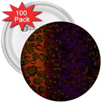 Classy Cheetah 3  Button (100 pack) Front