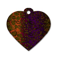 Classy Cheetah Dog Tag Heart (one Sided)  by OCDesignss