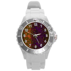 Classy Cheetah Plastic Sport Watch (large) by OCDesignss