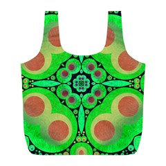 Neon Green  Reusable Bag (l) by OCDesignss