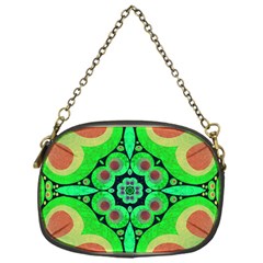 Neon Green  Chain Purse (one Side) by OCDesignss