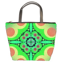 Neon Green  Bucket Handbag by OCDesignss