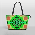 Neon Green  Large Shoulder Bag Front