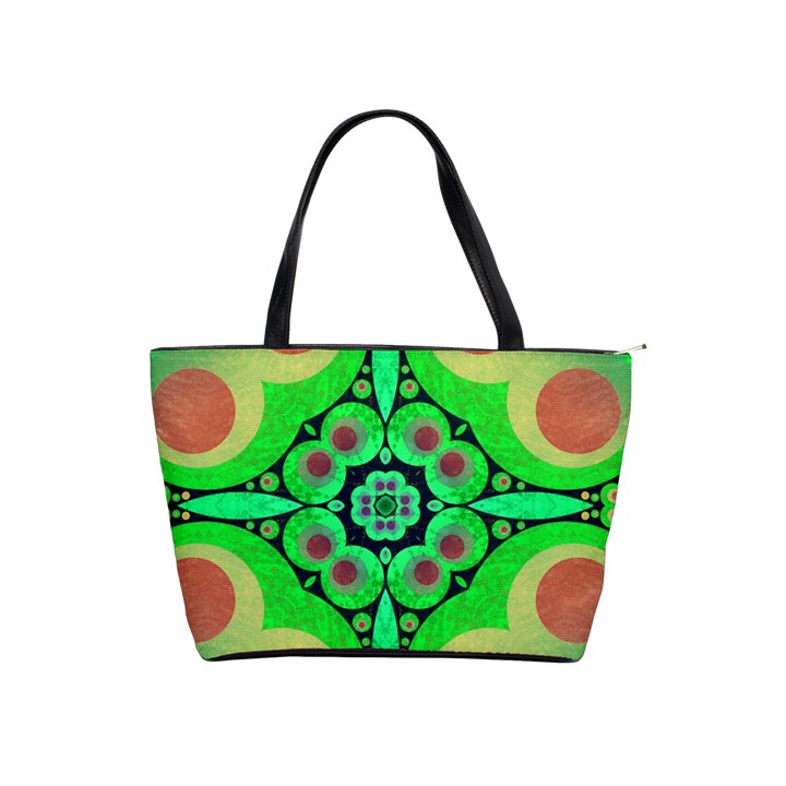 Neon Green  Large Shoulder Bag