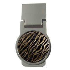 Gold Zebra  Money Clip (round) by OCDesignss